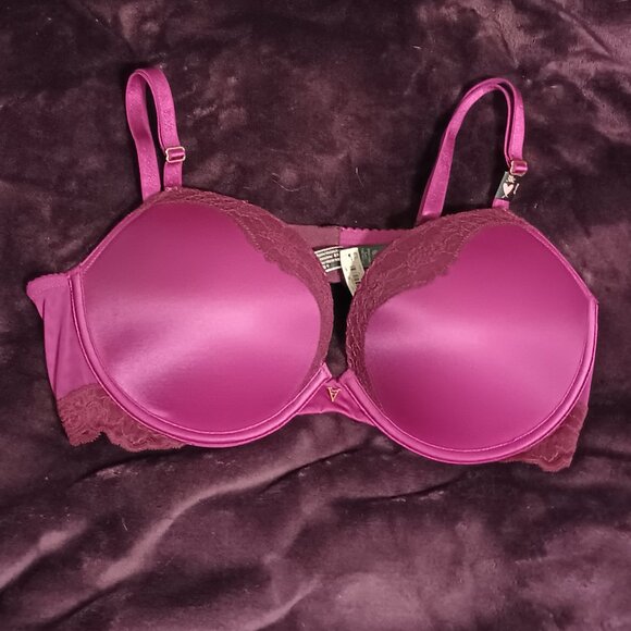 NWT ~ Victoria Secret's Very Sexy Smooth Push-Up Plum Colored Bra (Size: 38C) - Picture 1 of 7